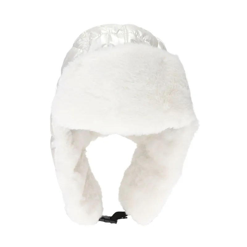 Solid Puffer Trapper C.C Beanie