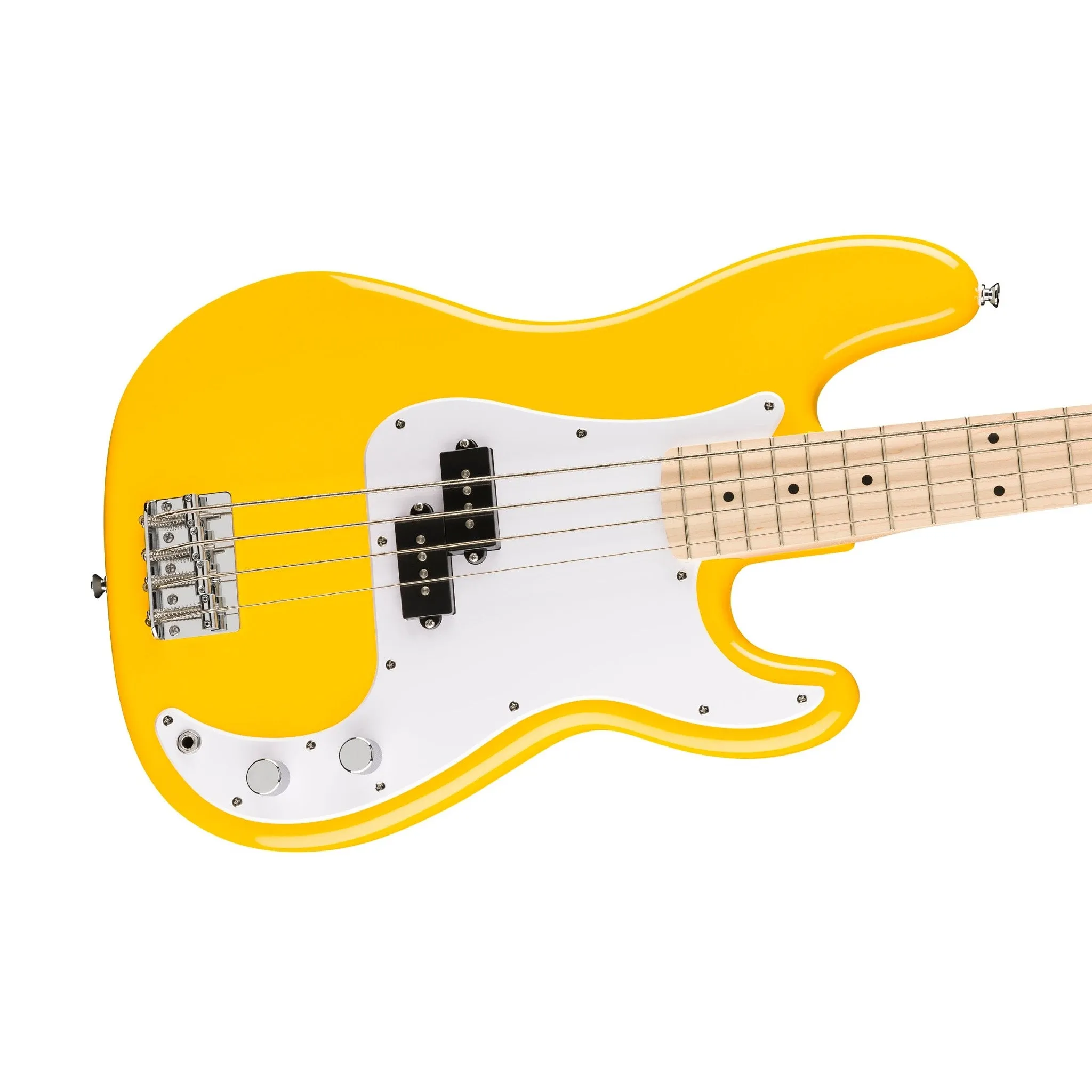 Squier FSR Sonic Precision Bass Guitar, Maple FB, Graffiti Yellow