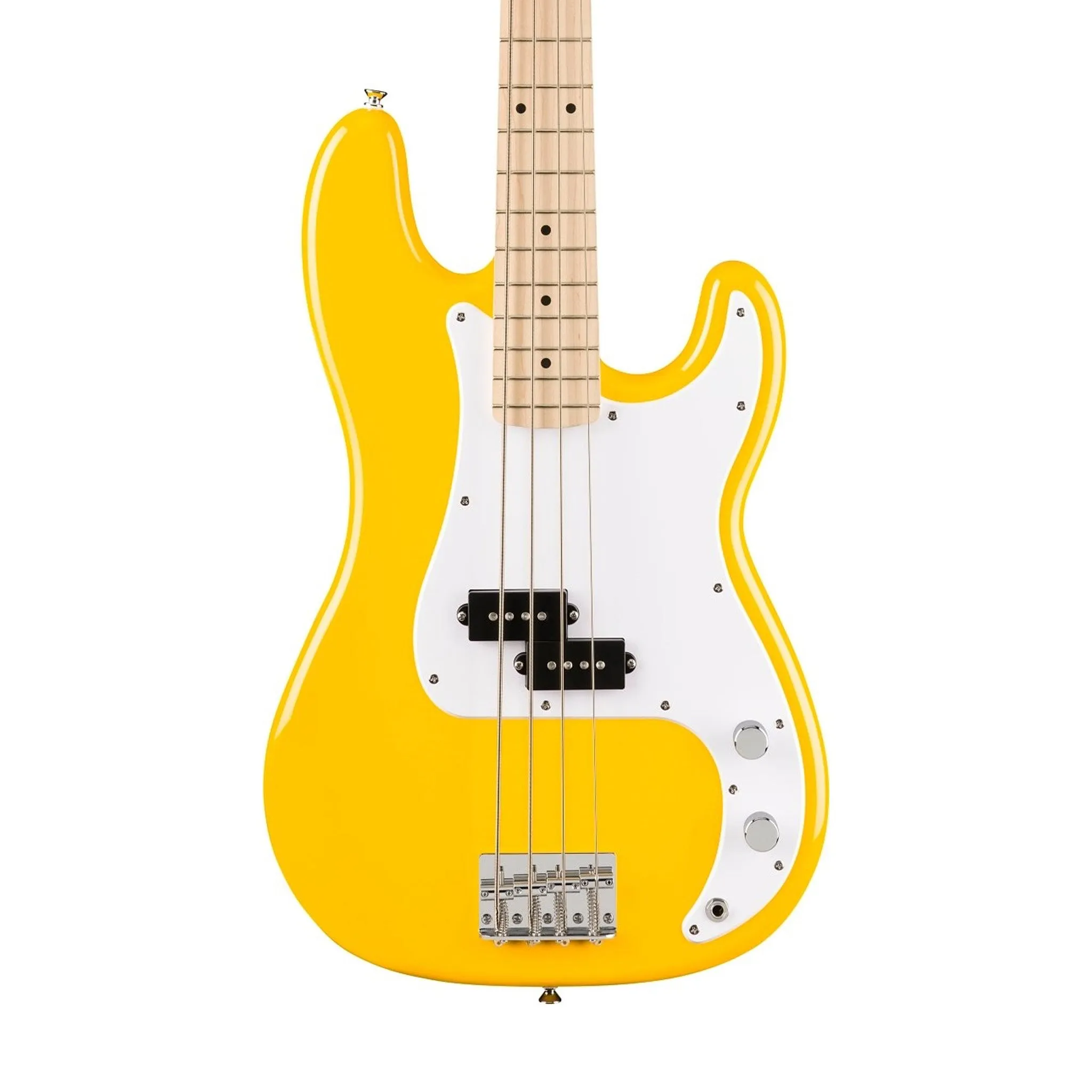 Squier FSR Sonic Precision Bass Guitar, Maple FB, Graffiti Yellow