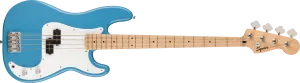 Squier Sonic Precision Bass, Maple Fingerboard, White Pickguard, California Blue