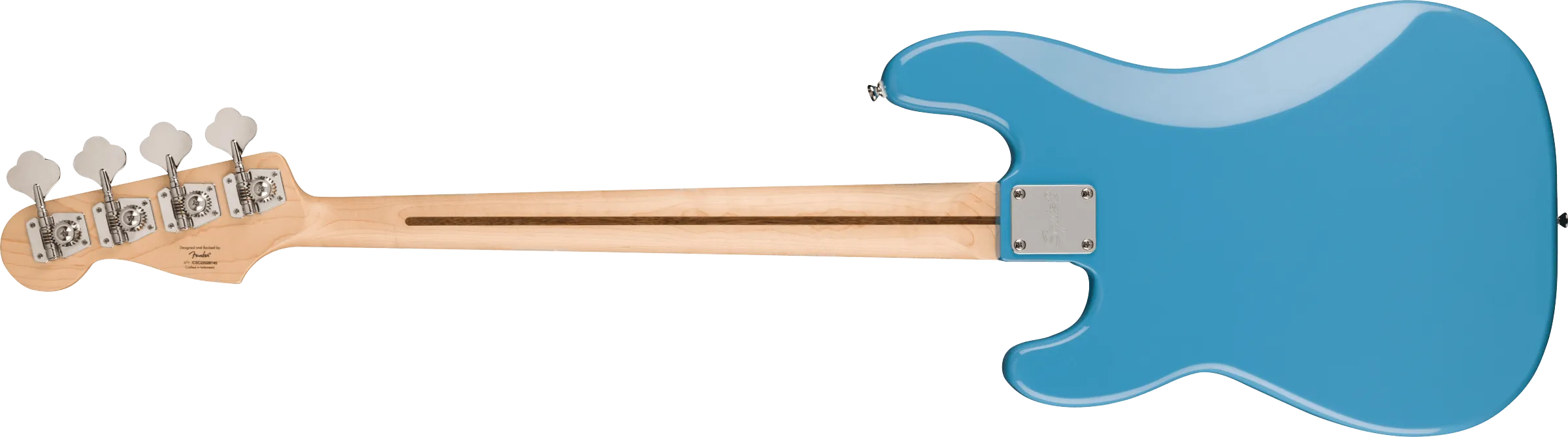 Squier Sonic Precision Bass, Maple Fingerboard, White Pickguard, California Blue