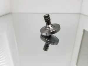 Stainless Steel Spinning Top with Gun Metal Finish
