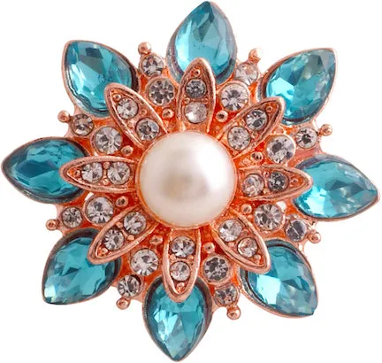 Statement Bling Flower Snap