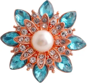 Statement Bling Flower Snap