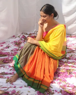 Subarnalata  Handwoven Cotton Saree - LIDD