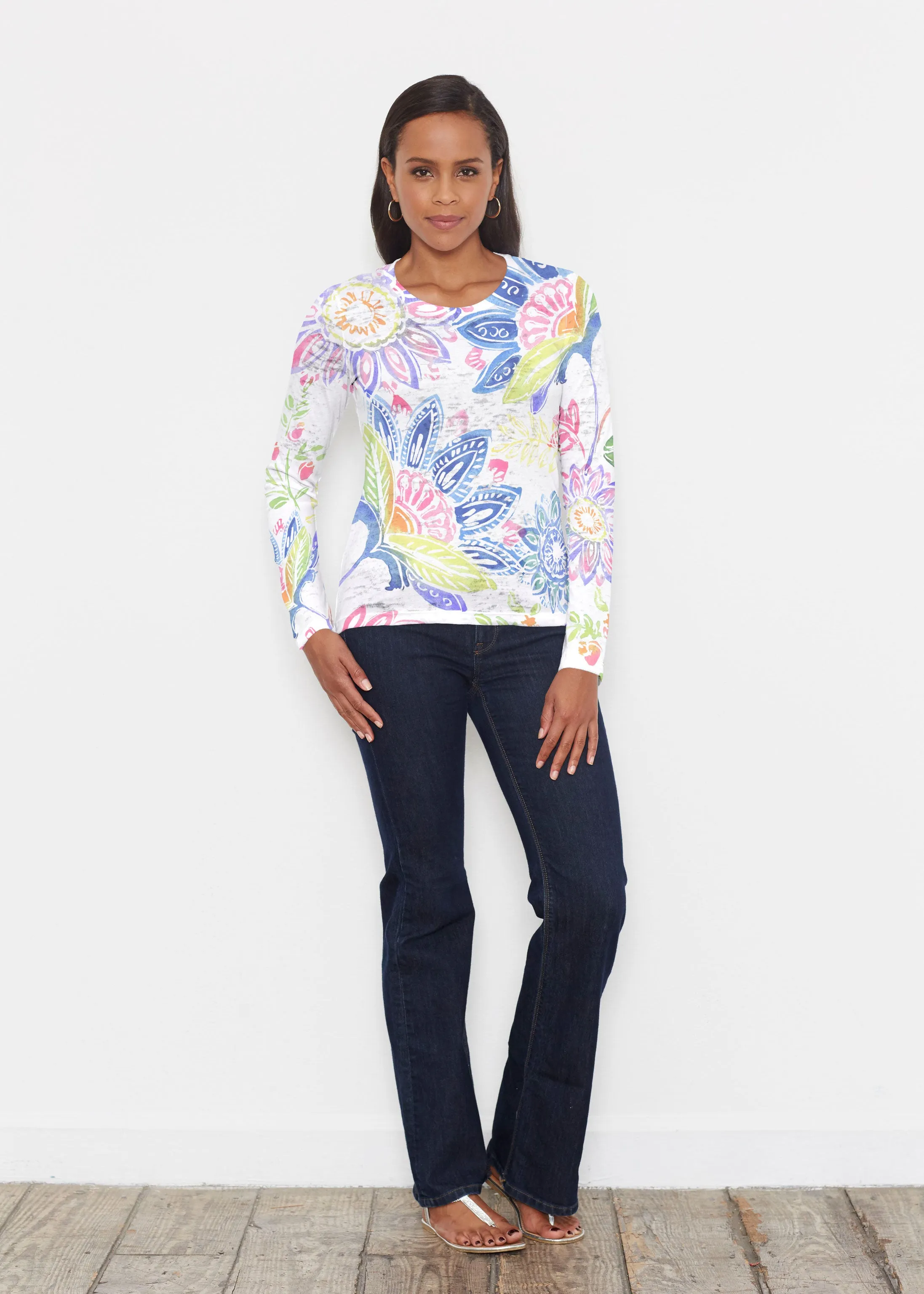 Summertime (13421) ~ Signature Long Sleeve Crew Shirt