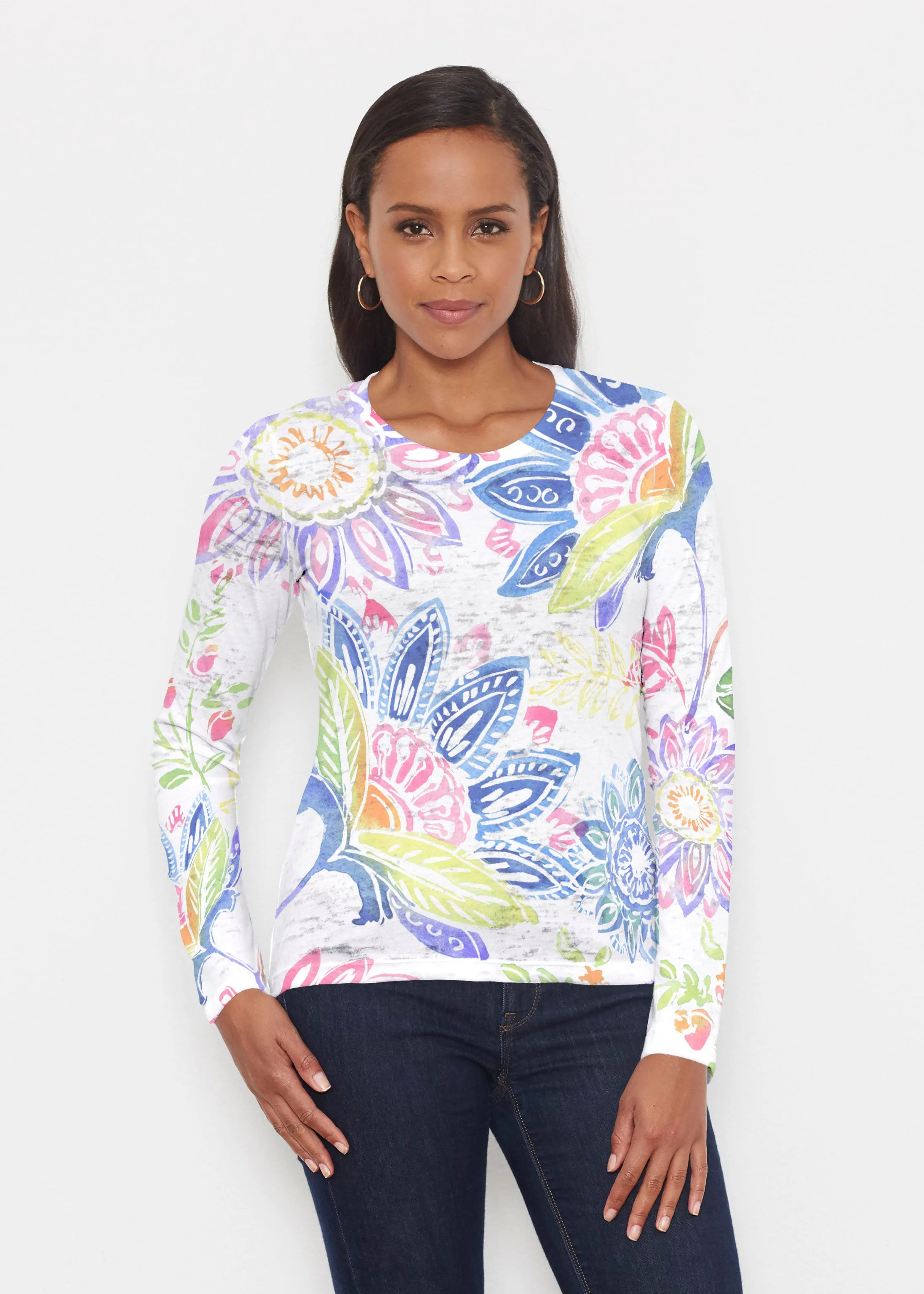 Summertime (13421) ~ Signature Long Sleeve Crew Shirt