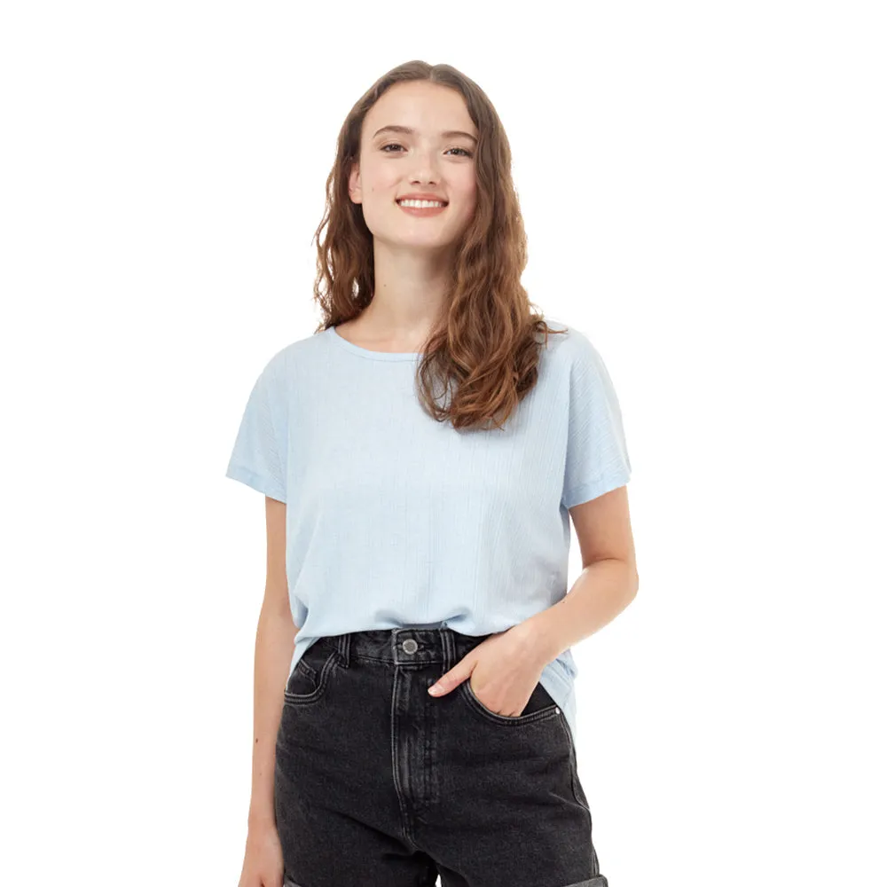 Ten Tree Ribbed Scoop Neck T-Shirt