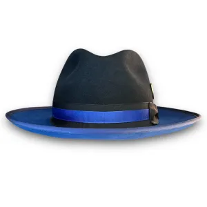 THE FLAMEKEEPERS HAT CLUB DUO BLACK MIDNIGHT FEDORA