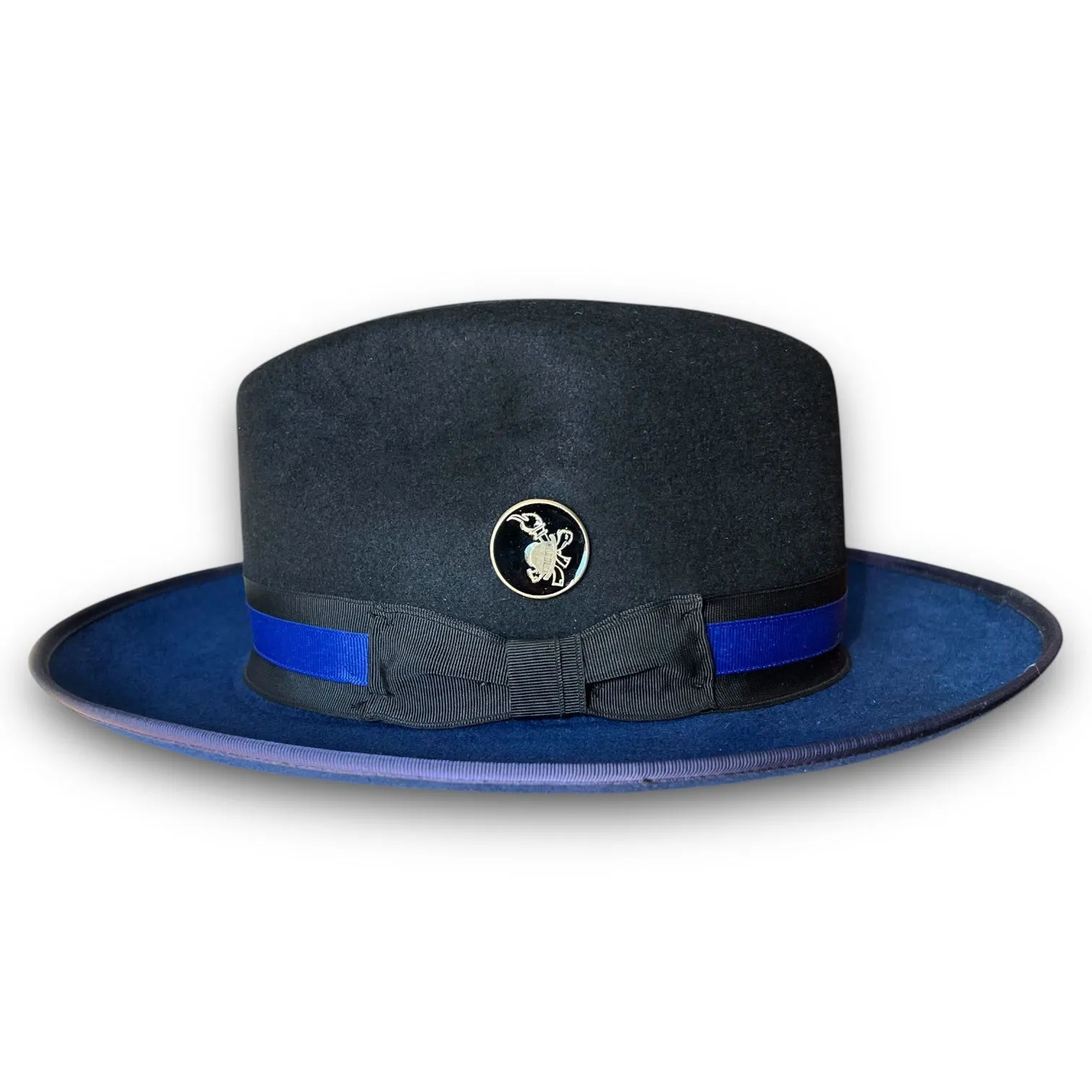 THE FLAMEKEEPERS HAT CLUB DUO BLACK MIDNIGHT FEDORA