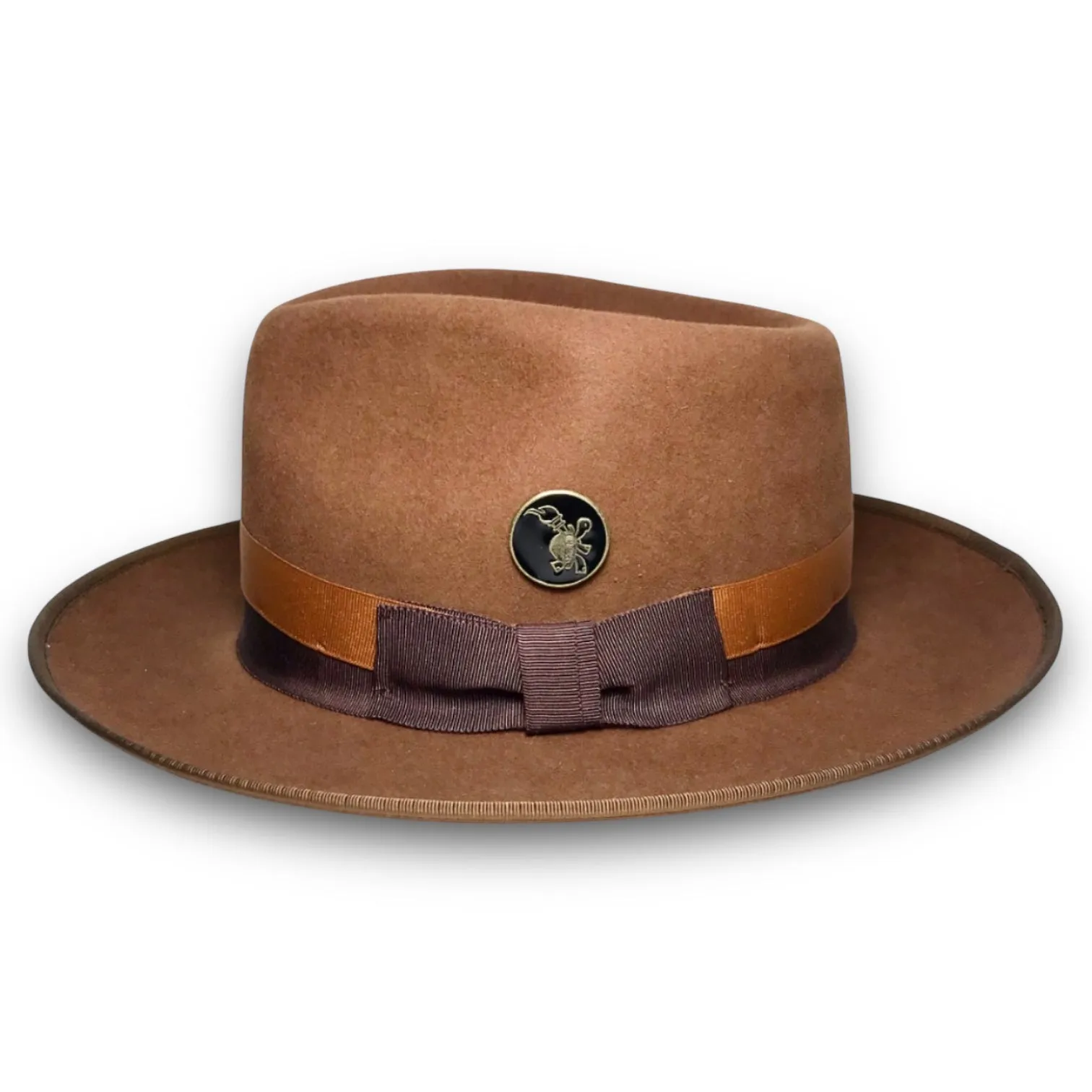 THE FLAMEKEEPERS HAT CLUB HONEYCOMB COFFEE FEDORA