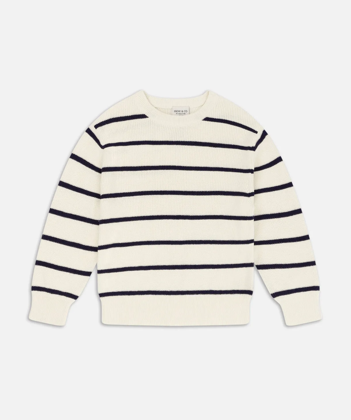 The Mayfair Knit - Cream/Blue