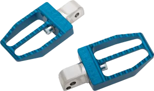 Thrashin Supply Company TSC-2019-4-SR Militant Passenger Footpegs - Blue Anodized