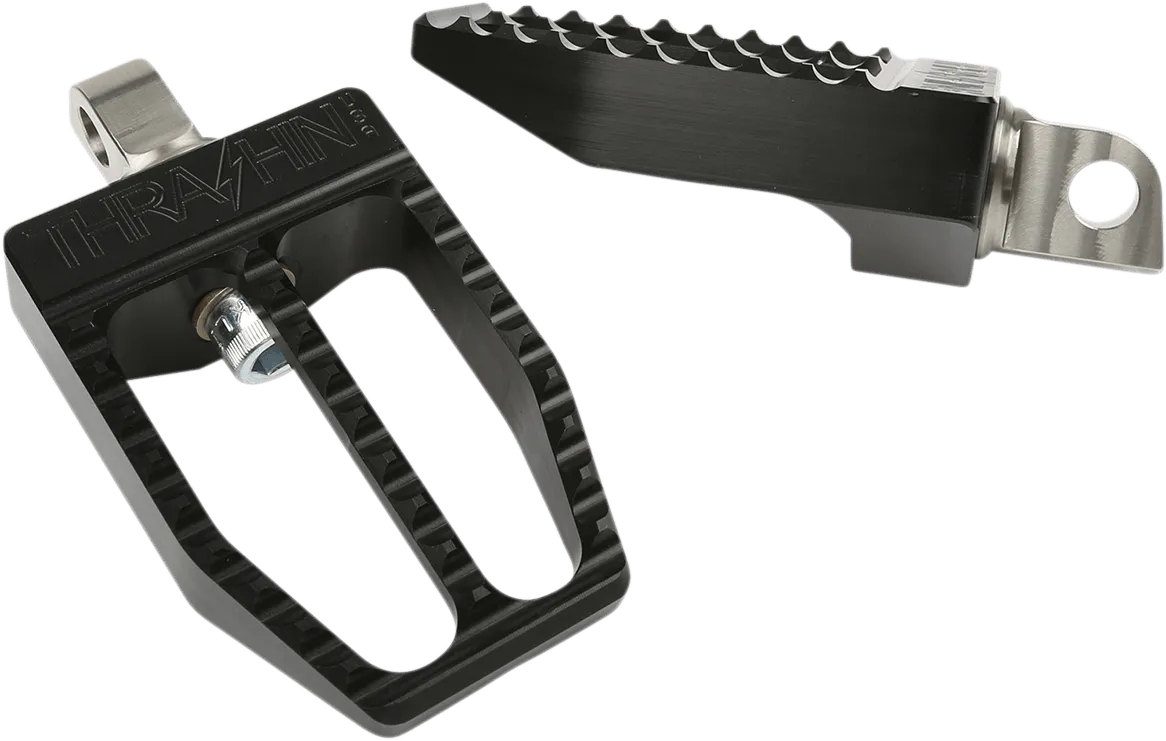 Thrashin Supply Company TSC-2019-4-SR Militant Passenger Footpegs - Blue Anodized