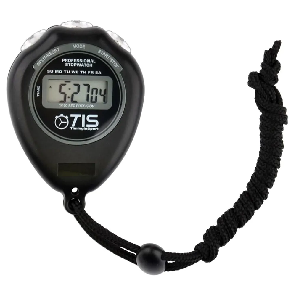 TIS Pro 018 Stopwatch - Black
