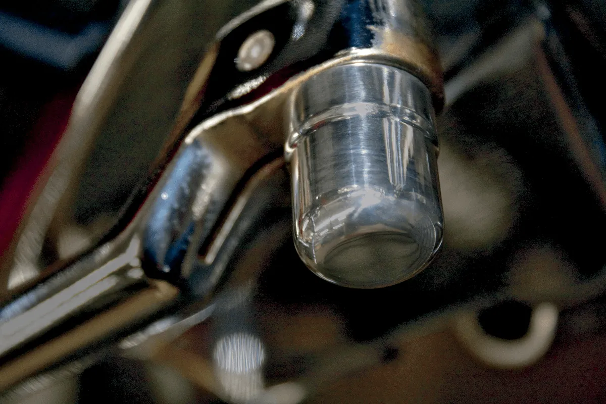 Todds Cycle 1602-0407 Shifter Spline Cover - Gloss Black Powder-Coat