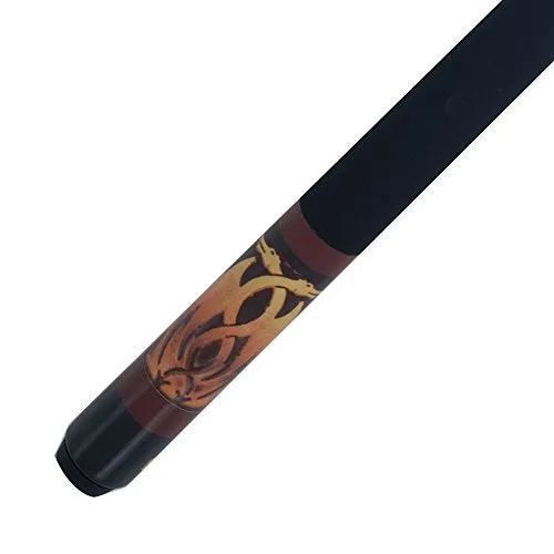 Trademark Global Games Fantasy Dragon Billiard Hardwood Pool Cue with Case, 591.47 Ml