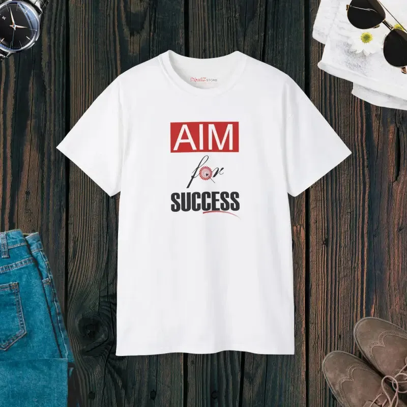 Trendsetting Aim for Success t Shirt in Eco Fashion
