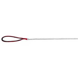 Trixie Chain Leash with Nylon Hand Loop, 3.30 ft/4.0 mm