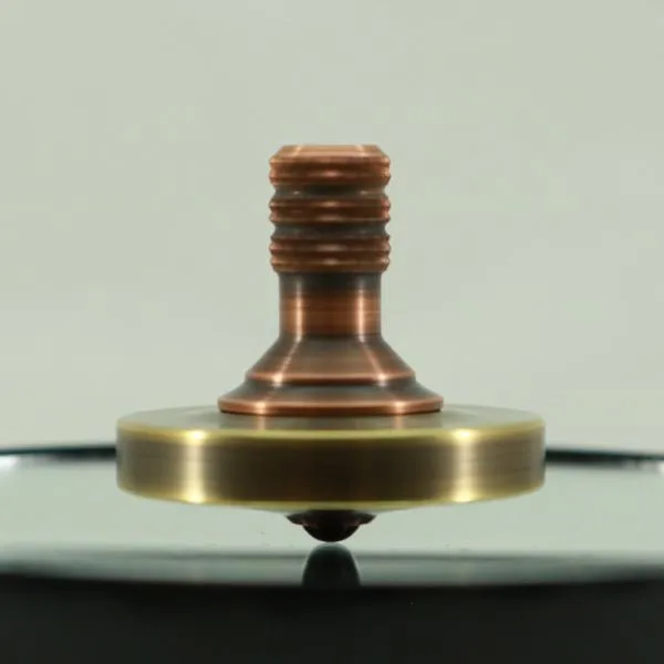 Two Step - Antique Brass & Copper Metal Spinning Top