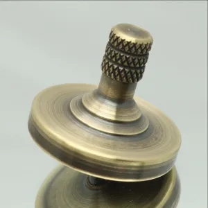 Two Step - Antique Brass Precision Spinning Top