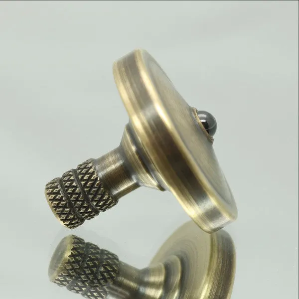 Two Step - Antique Brass Precision Spinning Top
