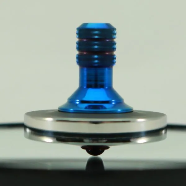 Two Step - Blacked out and polished stainless steel with a heat anodized titanium spindle #10