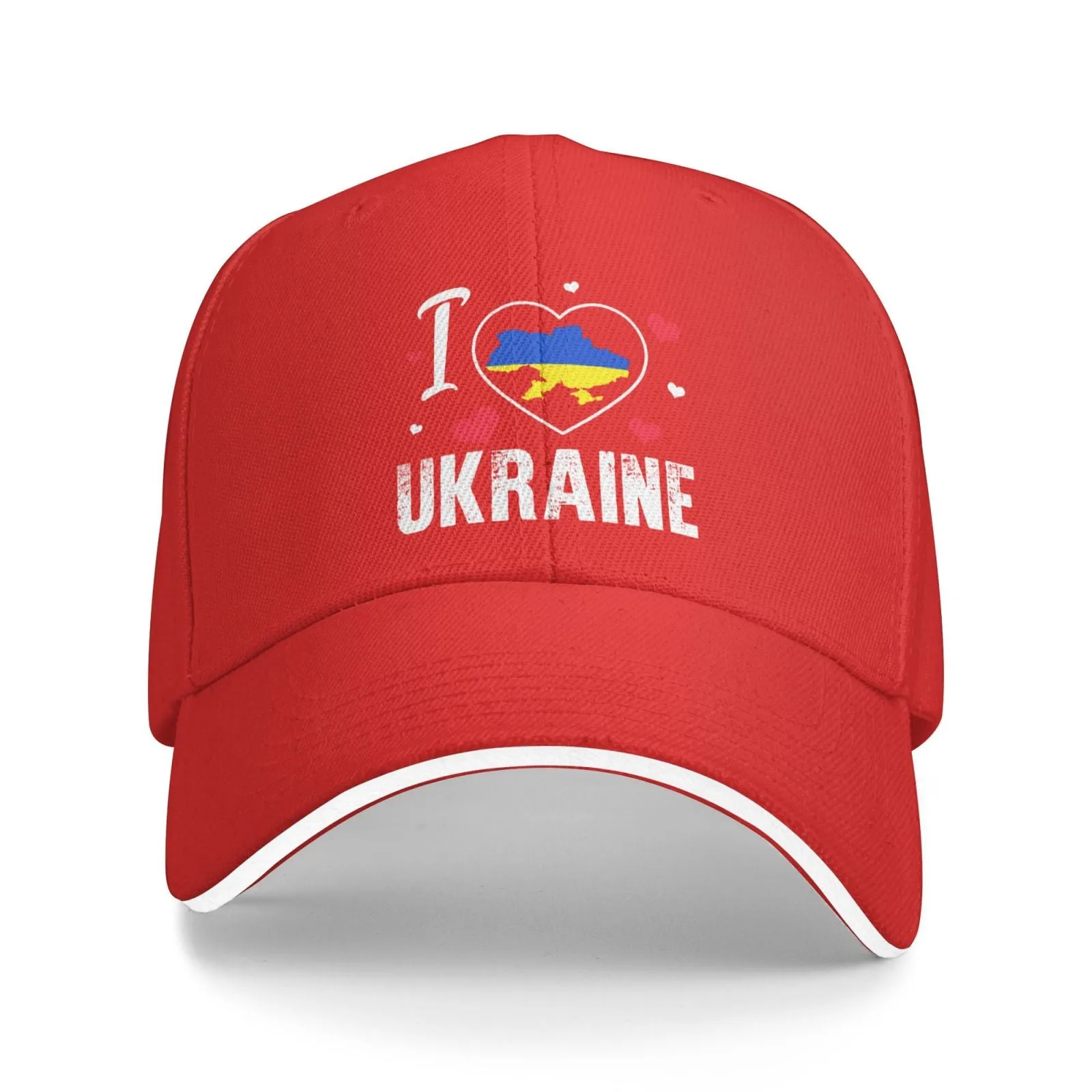 Ukraine Flag Unisex Hats Fashion Adjustable Baseball Cap for Men Women