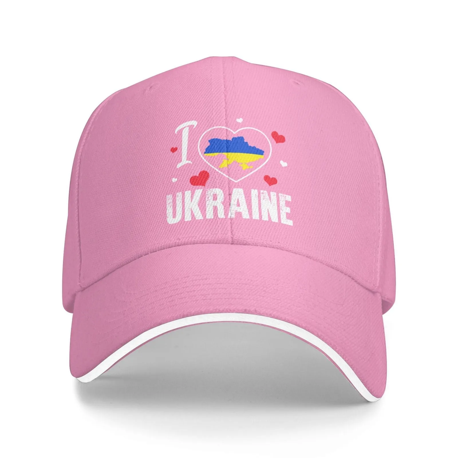 Ukraine Flag Unisex Hats Fashion Adjustable Baseball Cap for Men Women