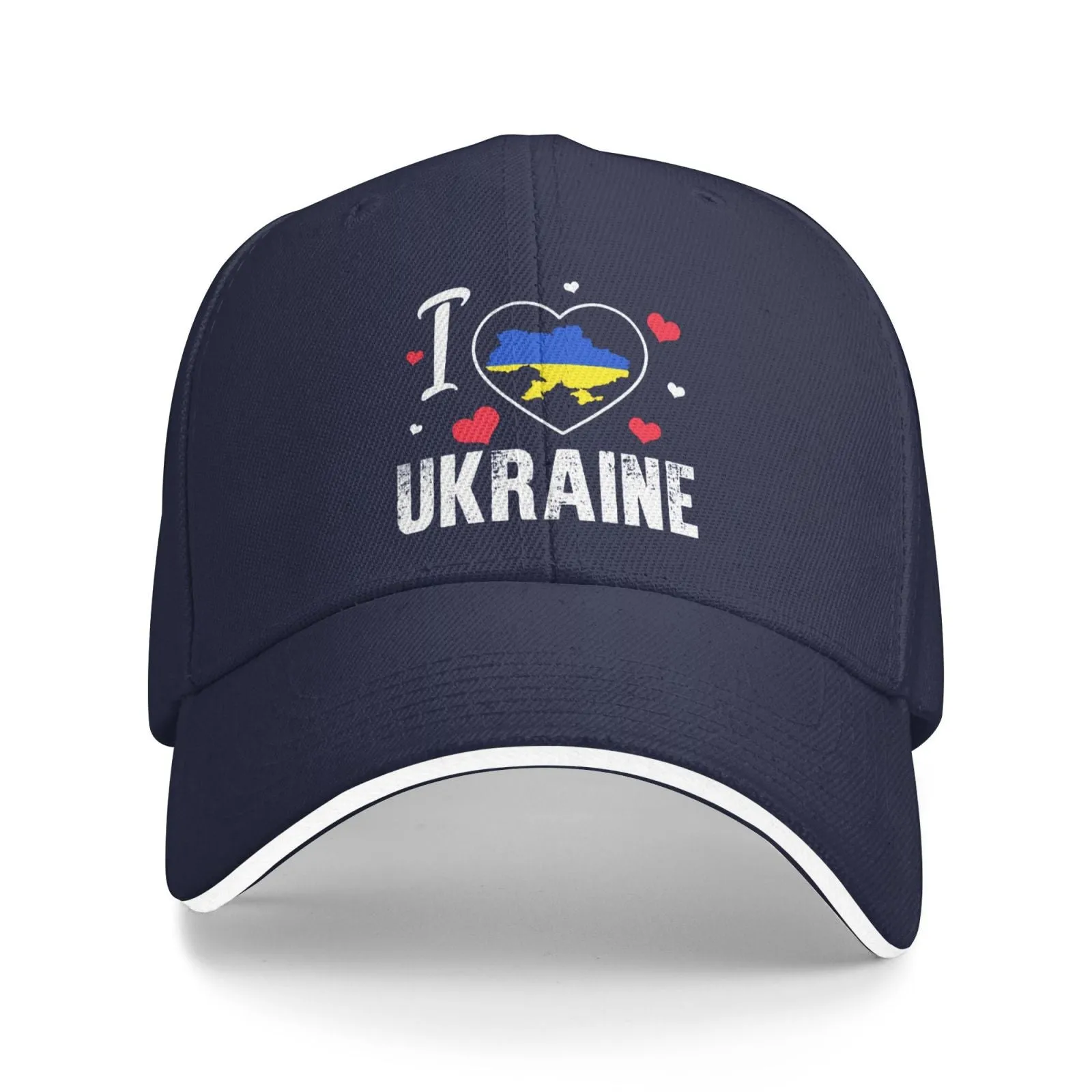 Ukraine Flag Unisex Hats Fashion Adjustable Baseball Cap for Men Women