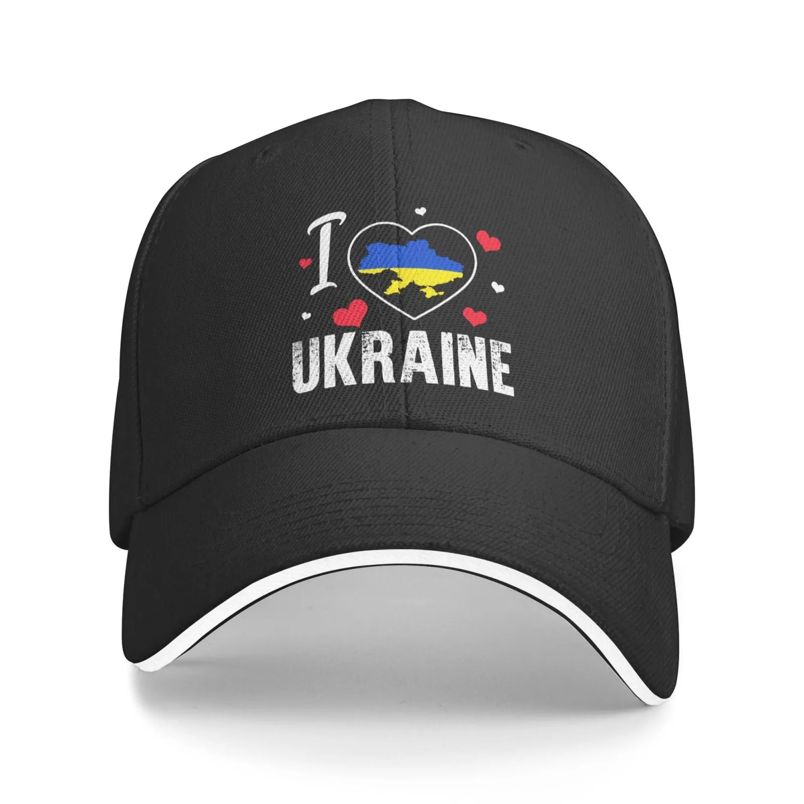 Ukraine Flag Unisex Hats Fashion Adjustable Baseball Cap for Men Women