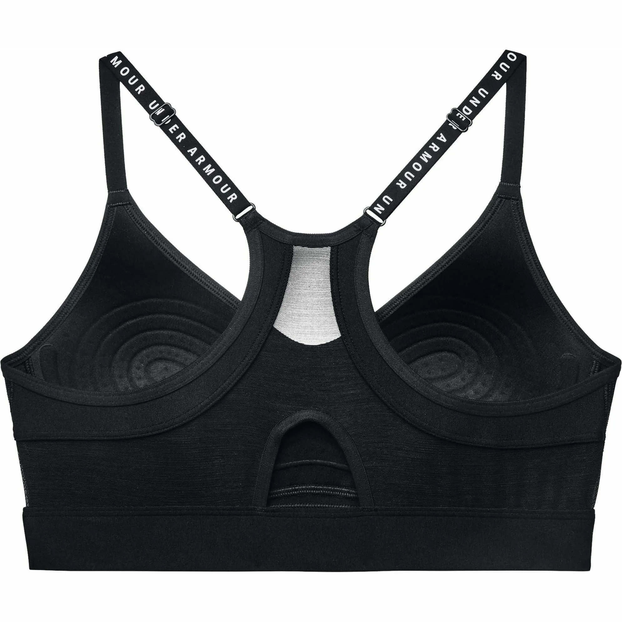 Under Armour Infinity Low Covered Womens Sports Bra - Black