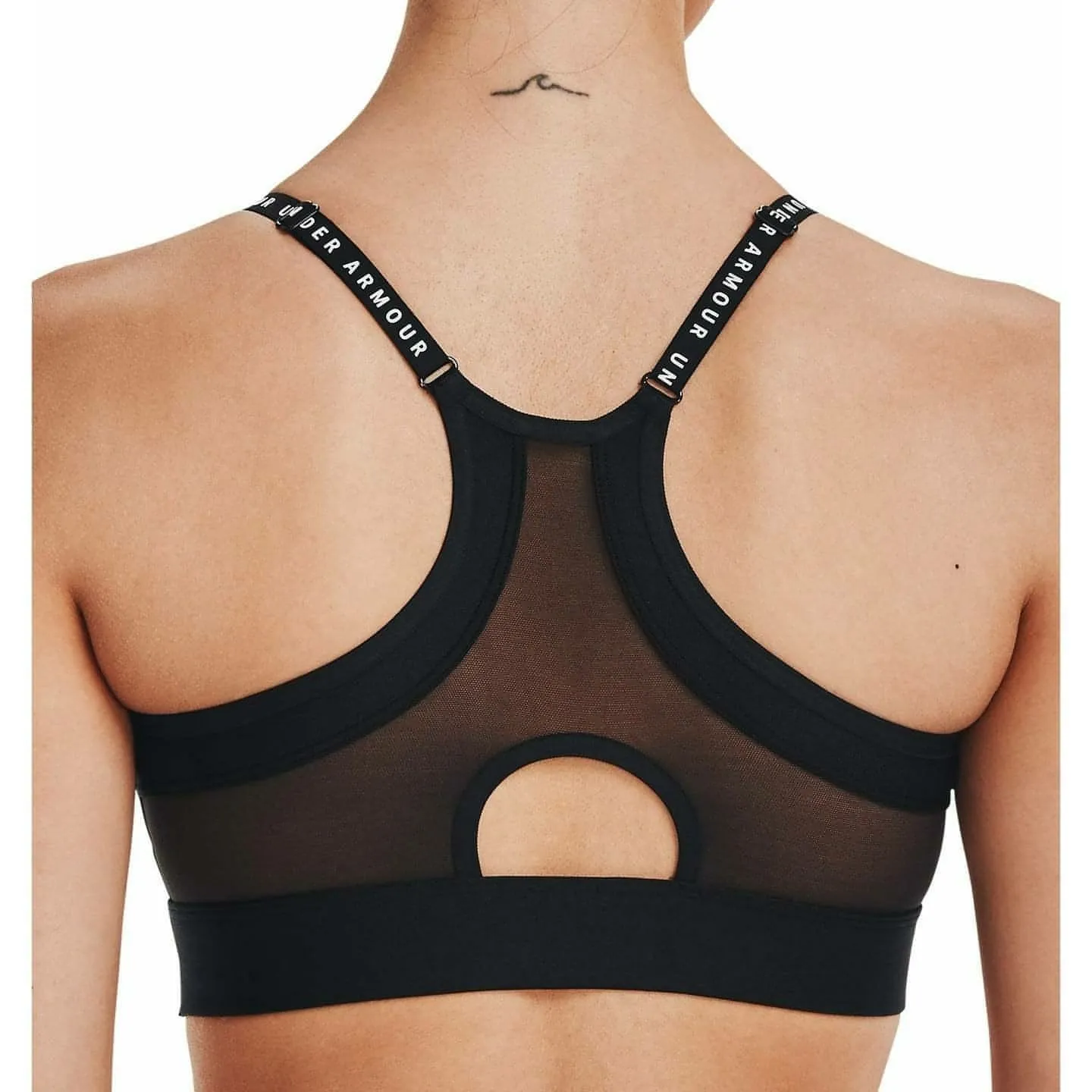 Under Armour Infinity Low Covered Womens Sports Bra - Black