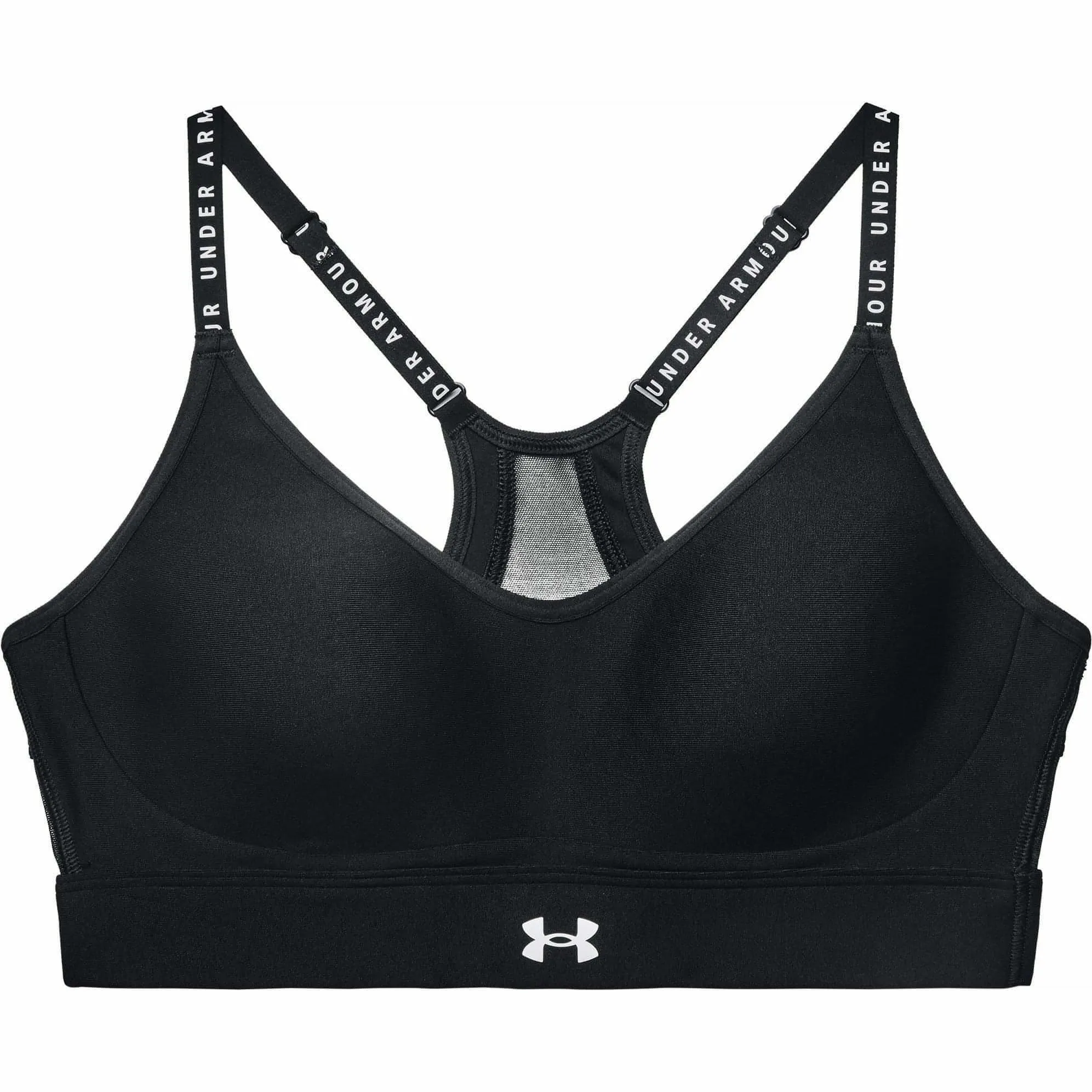 Under Armour Infinity Low Covered Womens Sports Bra - Black