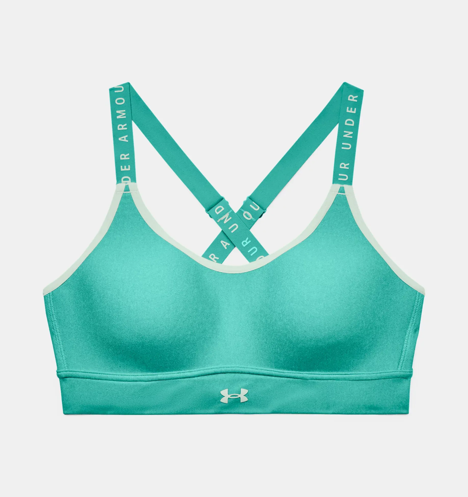 Under Armour Women's UA Infinity Mid Heather Cover Sports Bra