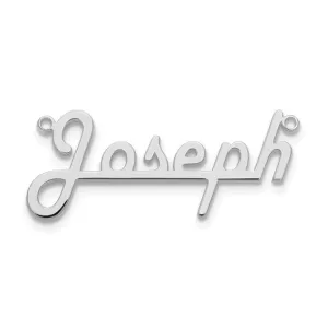 Underlined Nameplate Necklace - Large