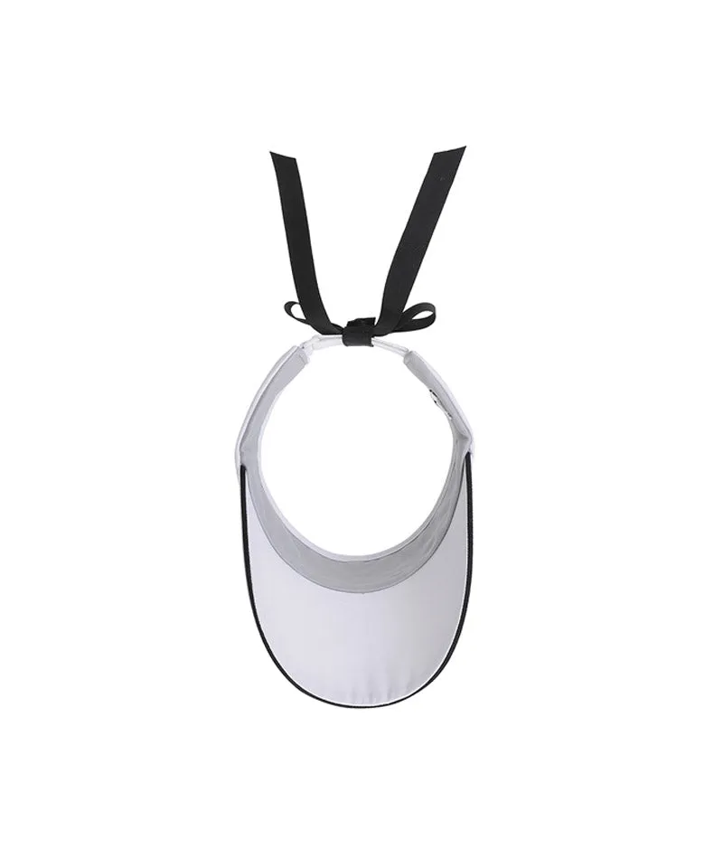 Vice Golf Atelier Vice Wide Ribbon Visor - White