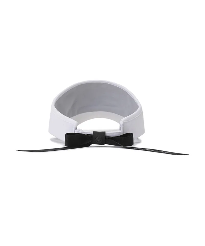 Vice Golf Atelier Vice Wide Ribbon Visor - White