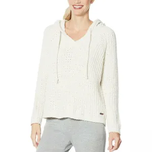 Vintage America Plus Size Chenille Hooded Sweater