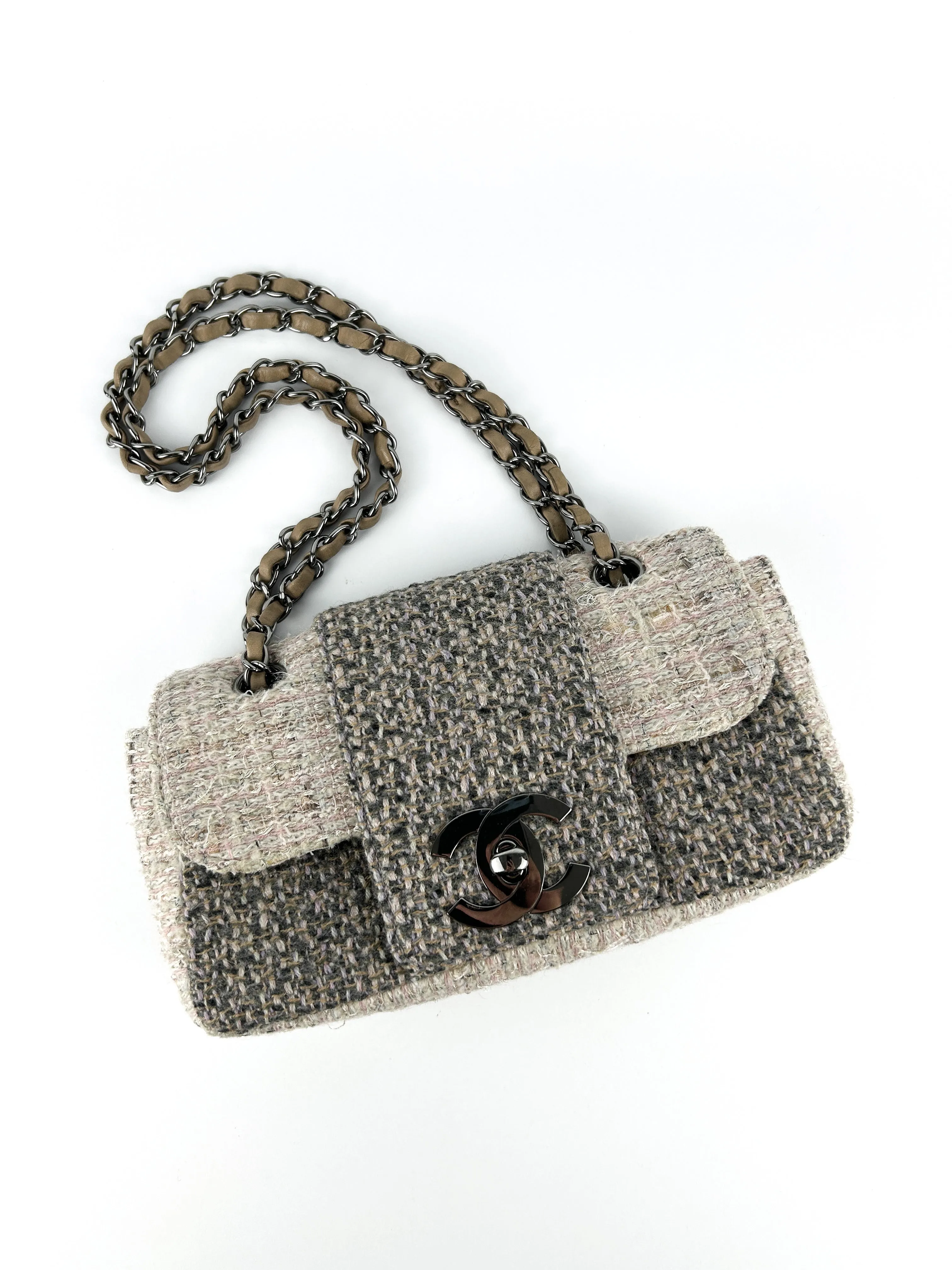 Vintage Chanel Tweed Fantasy Classic Flap Bag (2004/2005)