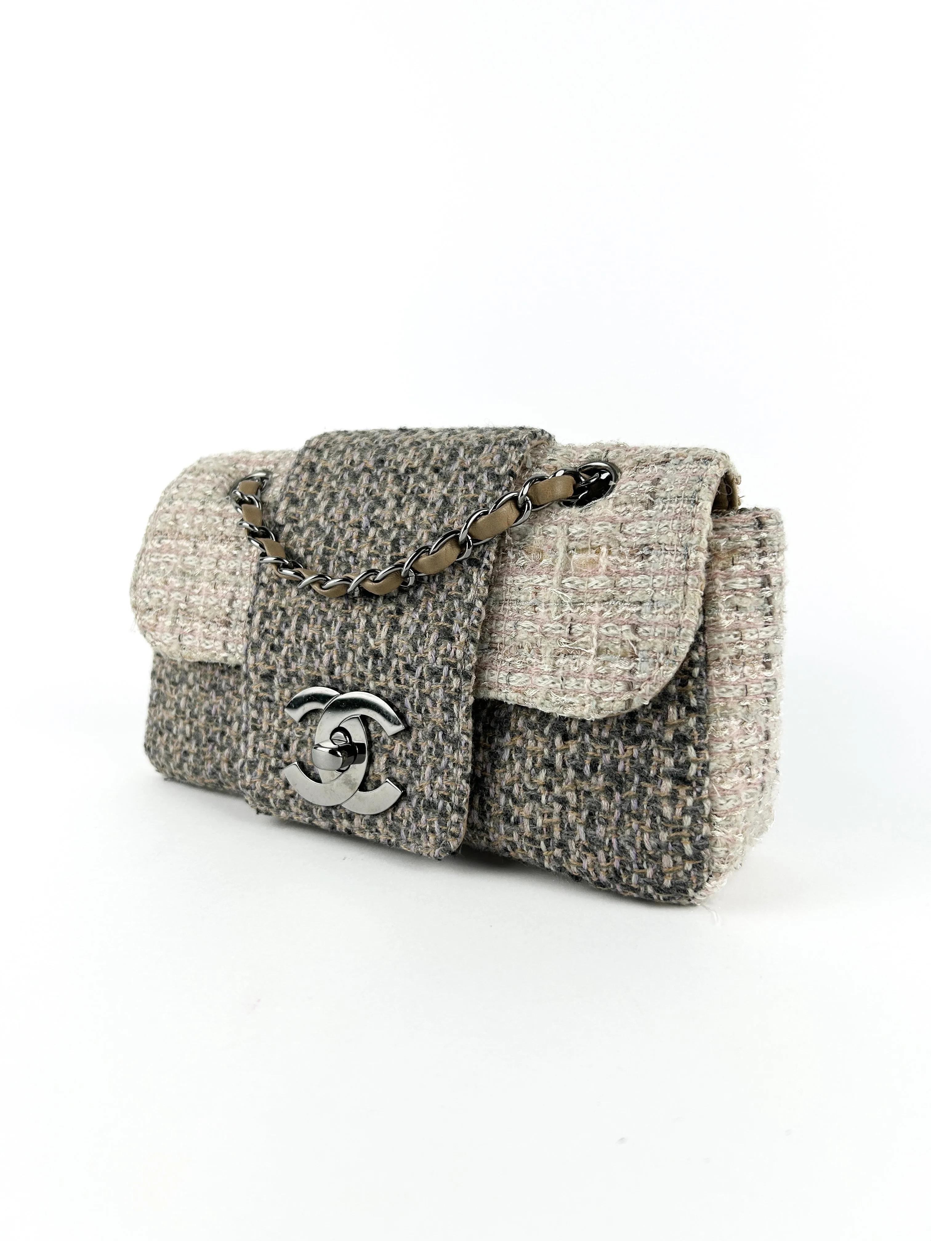 Vintage Chanel Tweed Fantasy Classic Flap Bag (2004/2005)