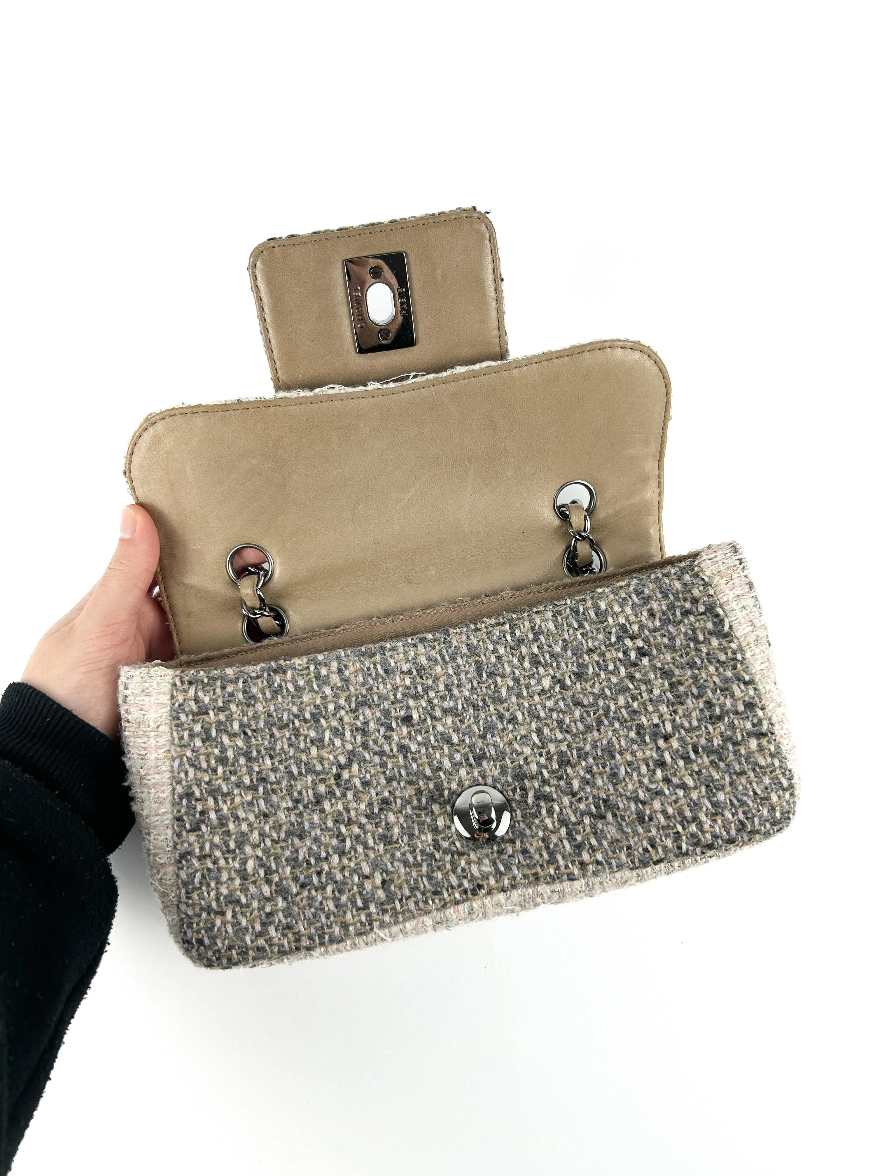 Vintage Chanel Tweed Fantasy Classic Flap Bag (2004/2005)