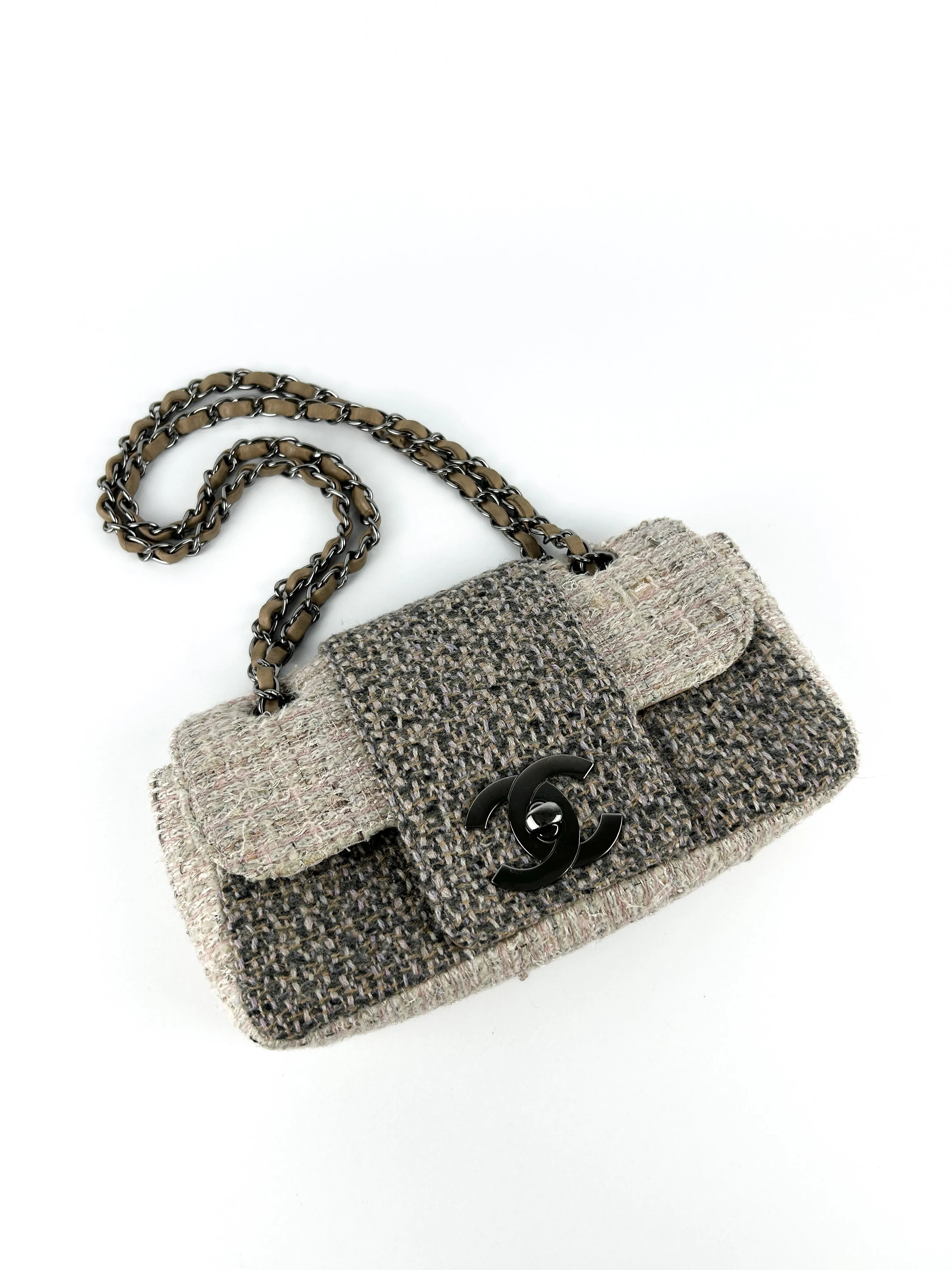 Vintage Chanel Tweed Fantasy Classic Flap Bag (2004/2005)