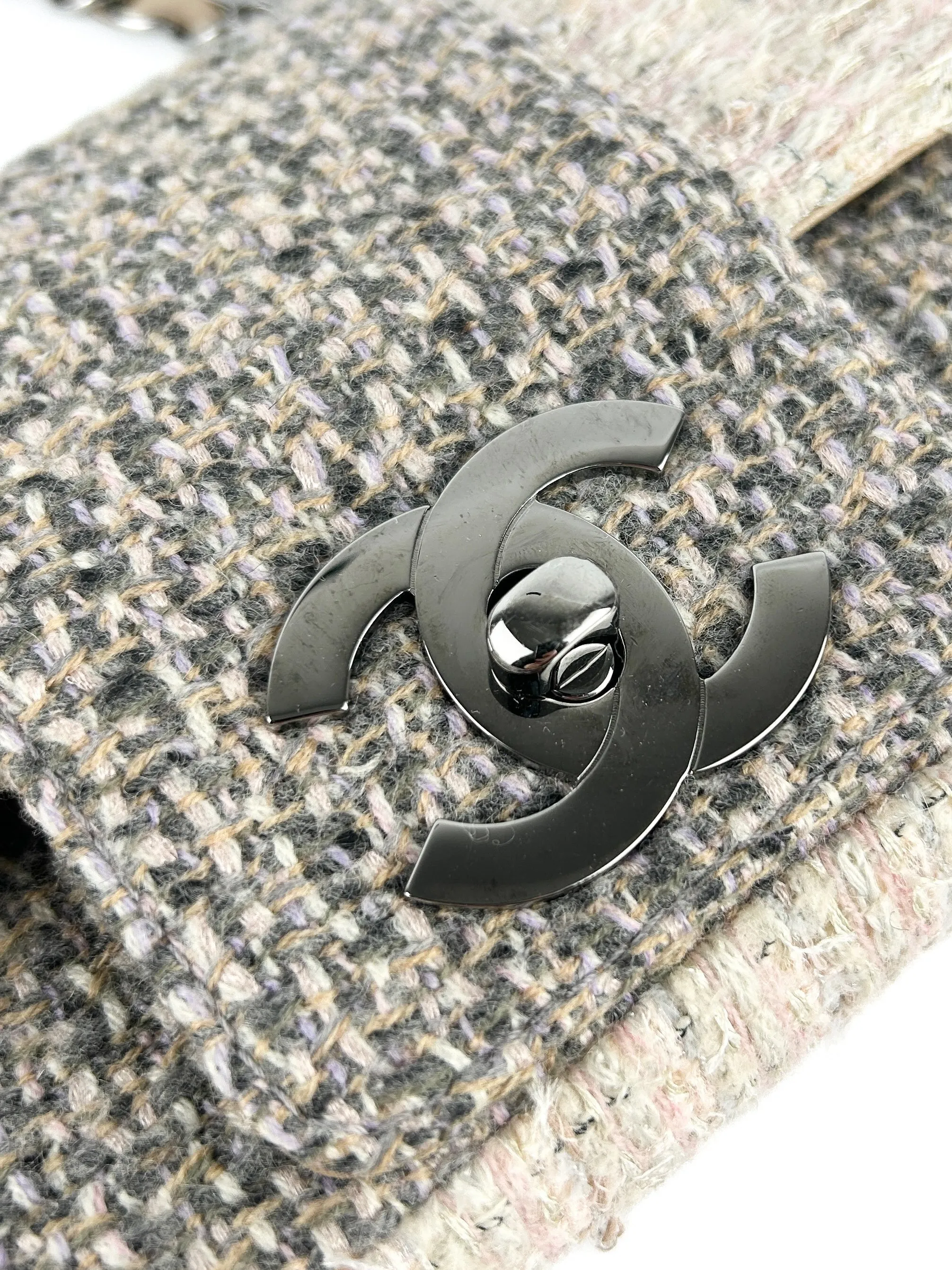 Vintage Chanel Tweed Fantasy Classic Flap Bag (2004/2005)