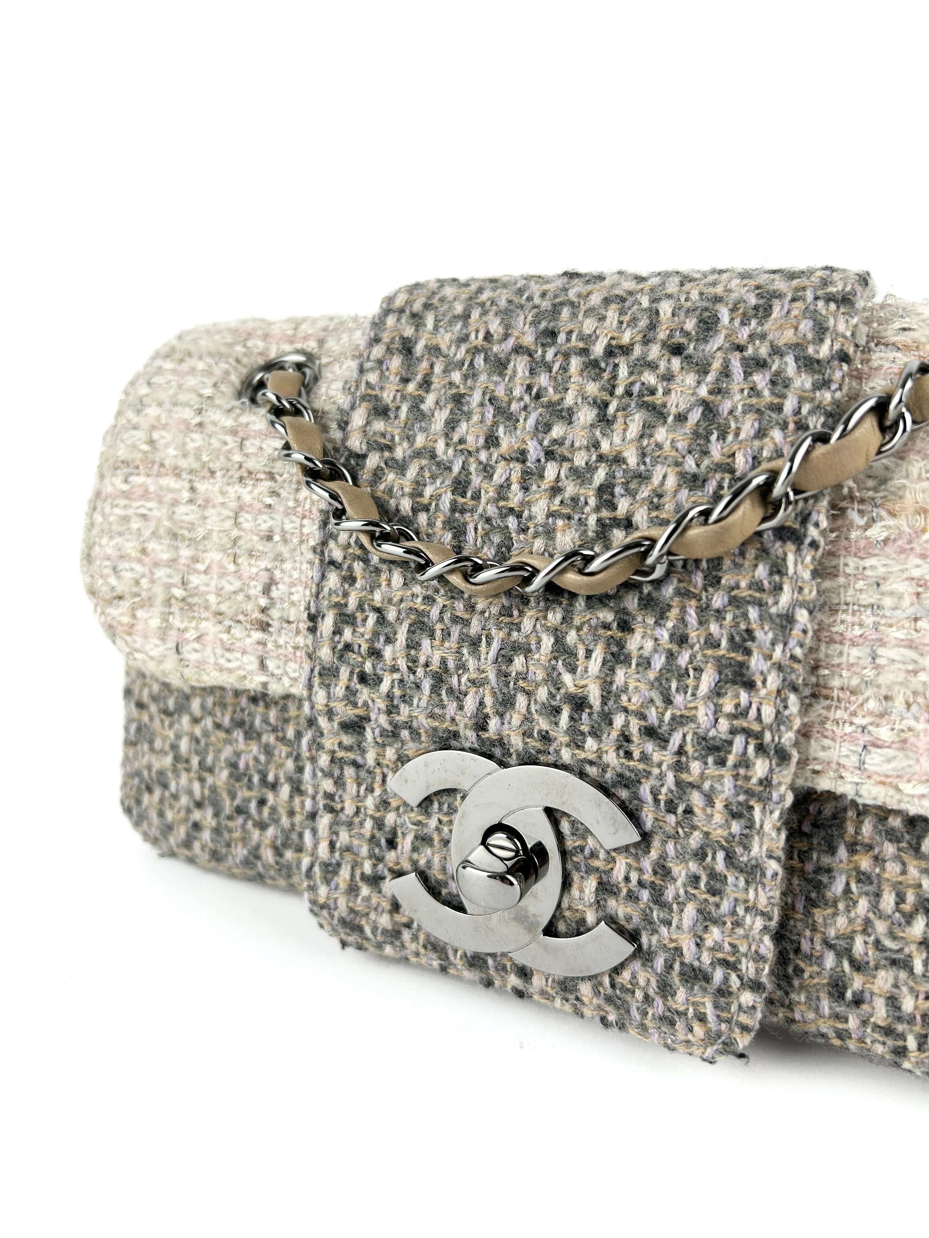 Vintage Chanel Tweed Fantasy Classic Flap Bag (2004/2005)