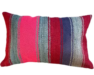 Vintage Heirloom Large Lumbar Pillow - Agave B