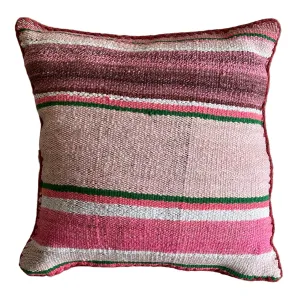 Vintage Heirloom Pillow - Cochineal