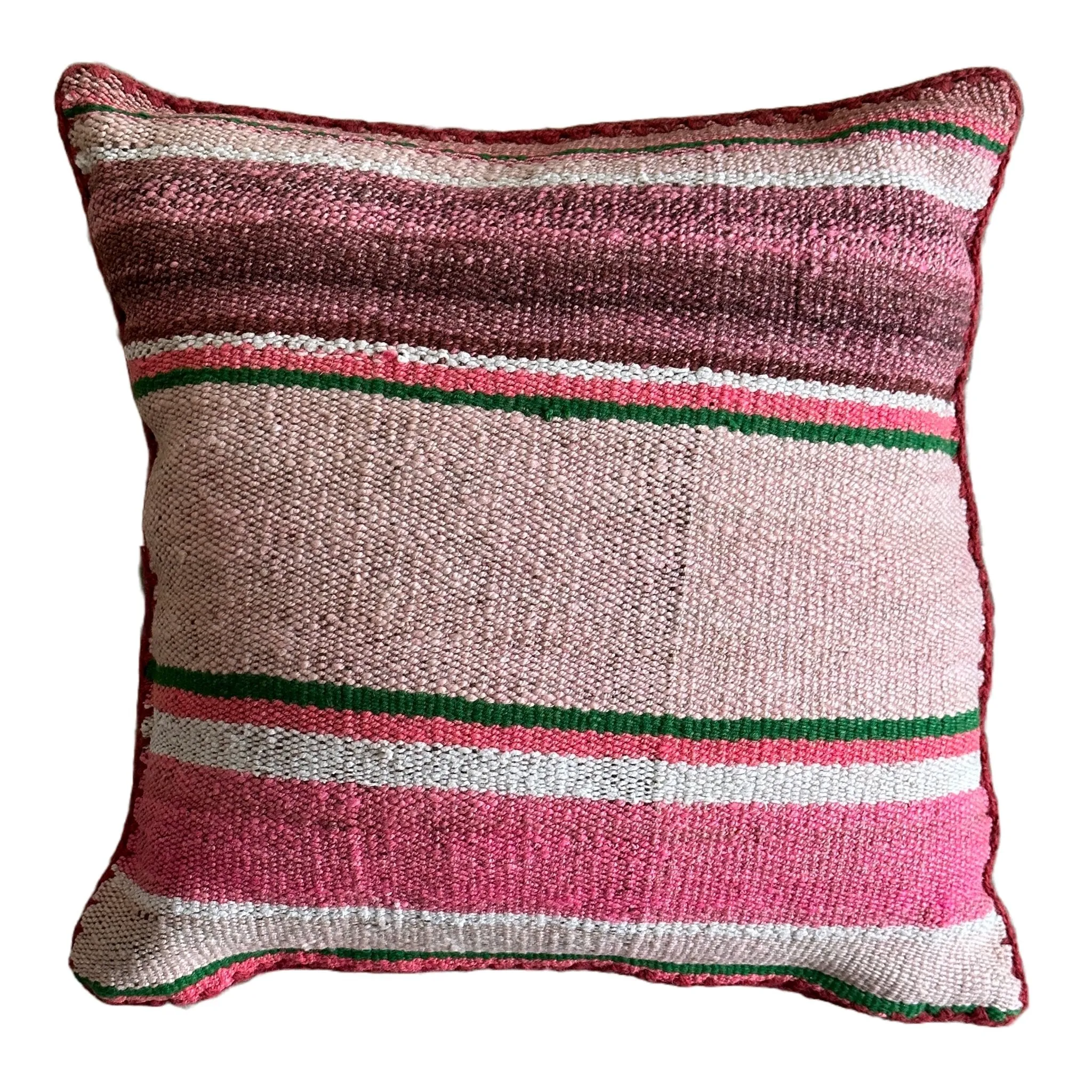 Vintage Heirloom Pillow - Cochineal