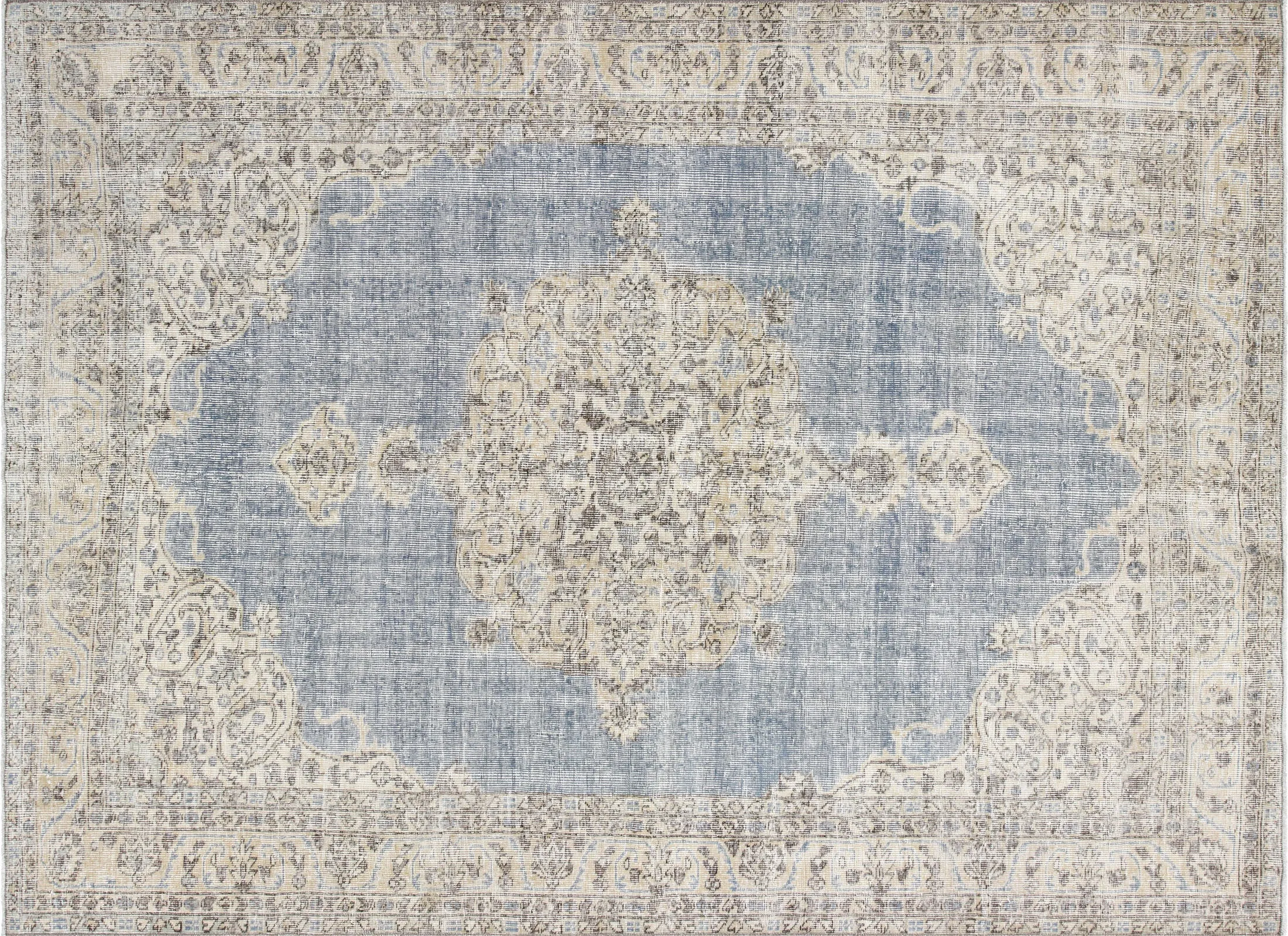 Vintage Turkish Oushak Rug - 6'10" x 9'4"