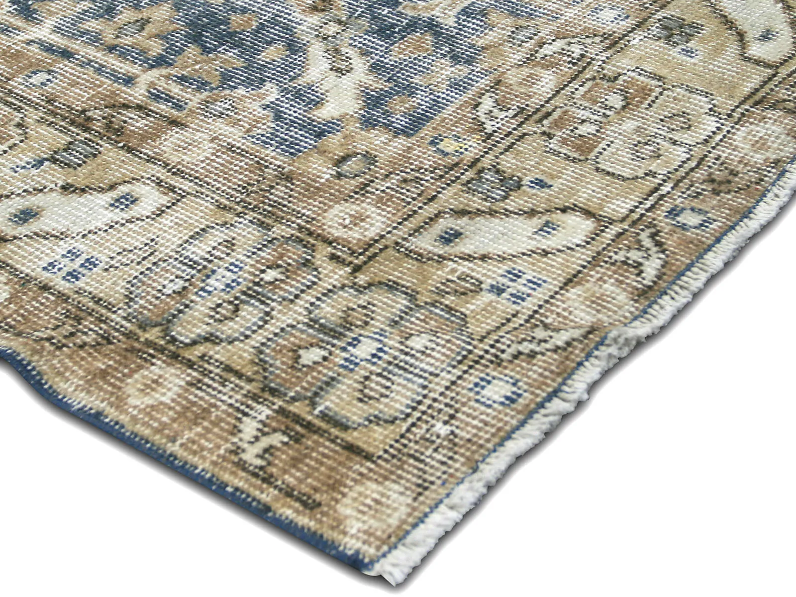 Vintage Turkish Oushak Rug - 6'2" x 9'6"